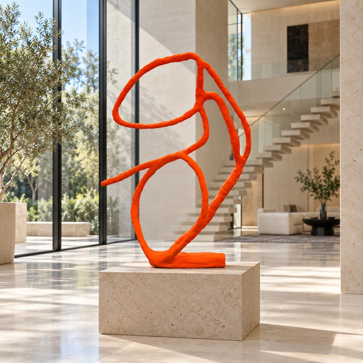 Illustrative luxury interior showing this artwork