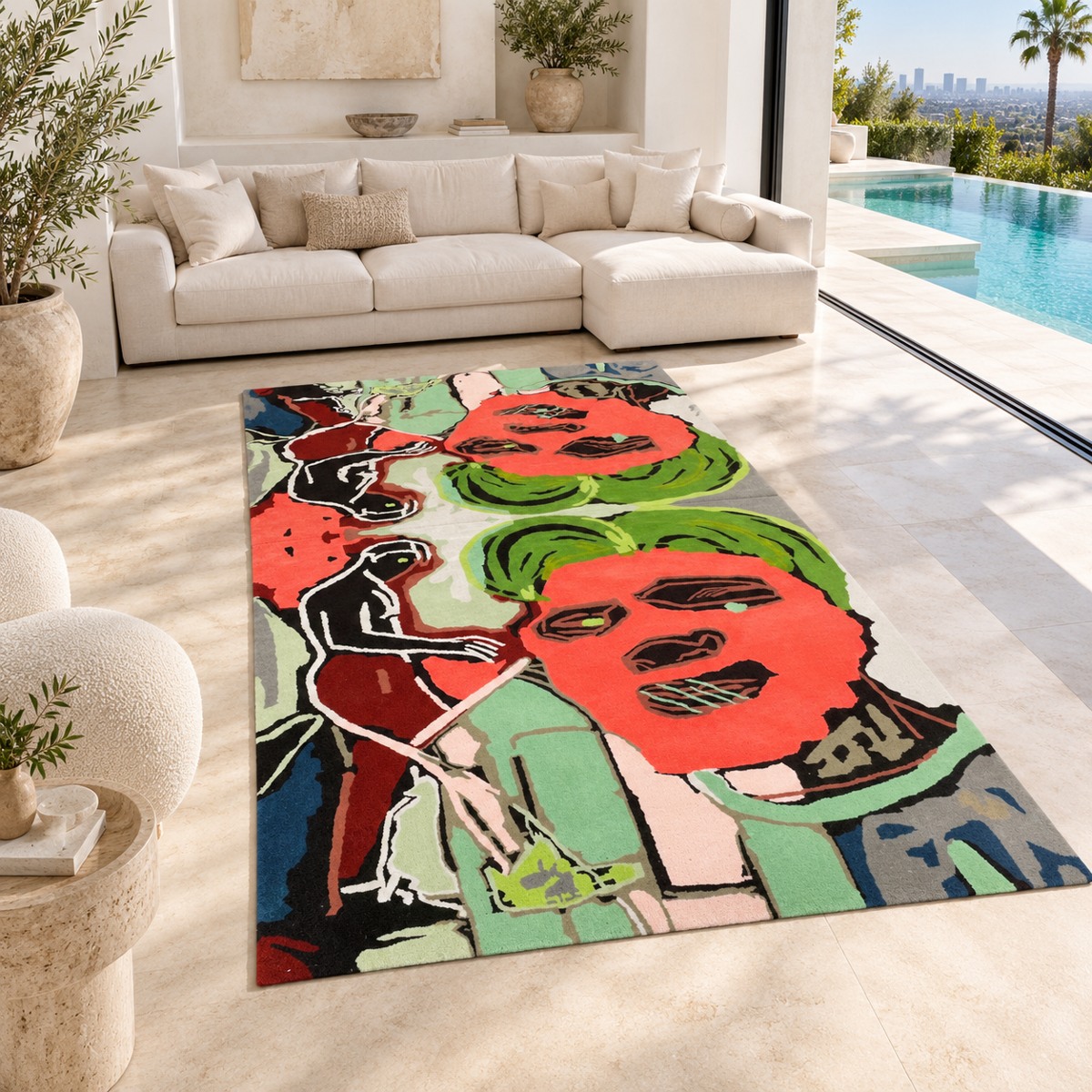 Illustrative luxury interior showing this artwork